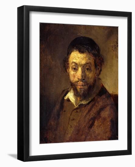 Portrait of a Young Jew-Rembrandt van Rijn-Framed Giclee Print