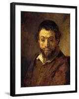 Portrait of a Young Jew-Rembrandt van Rijn-Framed Giclee Print