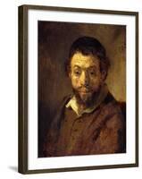 Portrait of a Young Jew-Rembrandt van Rijn-Framed Giclee Print