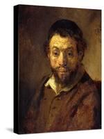 Portrait of a Young Jew-Rembrandt van Rijn-Stretched Canvas