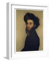 Portrait of a Young Jewish Man-Isidor Kaufmann-Framed Giclee Print