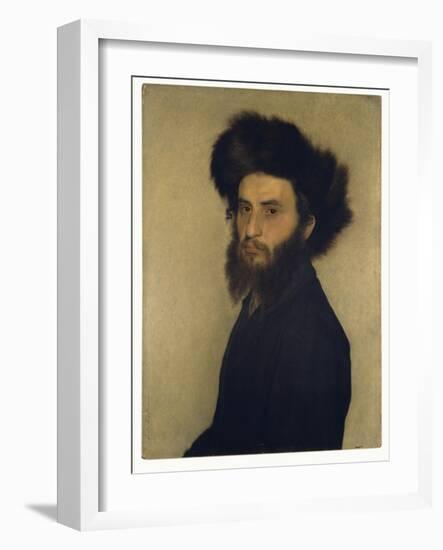 Portrait of a Young Jewish Man-Isidor Kaufmann-Framed Giclee Print