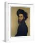 Portrait of a Young Jewish Man-Isidor Kaufmann-Framed Giclee Print