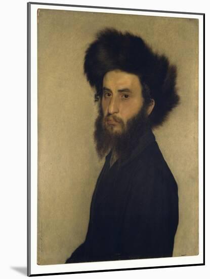 Portrait of a Young Jewish Man-Isidor Kaufmann-Mounted Giclee Print