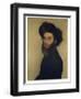 Portrait of a Young Jewish Man-Isidor Kaufmann-Framed Giclee Print