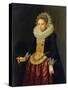 Portrait of a Young Lady, 1622-Nicolaes Eliasz-Stretched Canvas