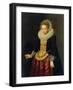 Portrait of a Young Lady, 1622-Nicolaes Eliasz-Framed Giclee Print