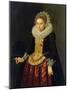 Portrait of a Young Lady, 1622-Nicolaes Eliasz-Mounted Giclee Print