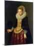 Portrait of a Young Lady, 1622-Nicolaes Eliasz-Mounted Giclee Print