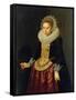 Portrait of a Young Lady, 1622-Nicolaes Eliasz-Framed Stretched Canvas