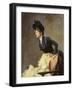 Portrait of a Young Lady, 1889-Hugo von Habermann-Framed Giclee Print