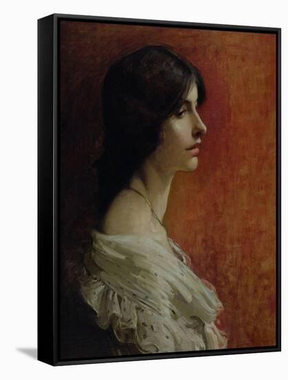 Portrait of a Young Lady, 1897-James Jebusa Shannon-Framed Stretched Canvas