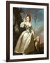 Portrait of a Young Lady as a Shepherdess-Thomas Hudson-Framed Giclee Print