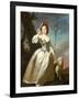 Portrait of a Young Lady as a Shepherdess-Thomas Hudson-Framed Giclee Print