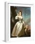 Portrait of a Young Lady as a Shepherdess-Thomas Hudson-Framed Giclee Print