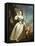 Portrait of a Young Lady as a Shepherdess-Thomas Hudson-Framed Stretched Canvas