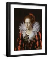 Portrait of a Young Lady, C.1620-Paulus Moreelse-Framed Giclee Print