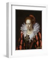 Portrait of a Young Lady, C.1620-Paulus Moreelse-Framed Giclee Print