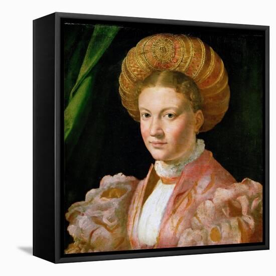 Portrait of a Young Lady, Ca 1530-Parmigianino-Framed Stretched Canvas