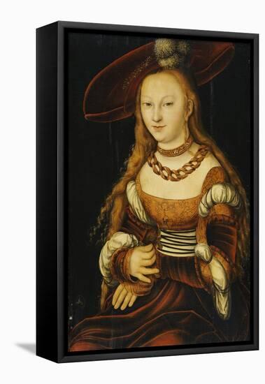 Portrait of a Young Lady, circa 1530-Lucas Cranach the Elder-Framed Stretched Canvas