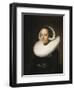 Portrait of a Young Lady, Half Length in a Black Dress, with a White Lace Cap-Johannes Cornelisz. Verspronck-Framed Giclee Print