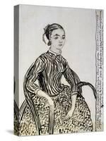 Portrait of a Young Lady (La Mousm), 1888-Vincent van Gogh-Stretched Canvas