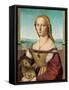Portrait of a Young Lady with a Unicorn, 1505-1506-Raphael-Framed Stretched Canvas
