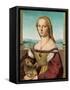 Portrait of a Young Lady with a Unicorn, 1505-1506-Raphael-Framed Stretched Canvas