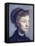 Portrait of a Young Lady-Edgar Degas-Framed Stretched Canvas