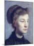Portrait of a Young Lady-Edgar Degas-Mounted Art Print