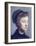 Portrait of a Young Lady-Edgar Degas-Framed Art Print