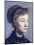 Portrait of a Young Lady-Edgar Degas-Mounted Art Print