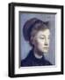 Portrait of a Young Lady-Edgar Degas-Framed Art Print