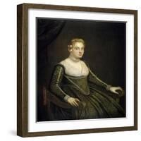 Portrait of a Young Lady-Jacopo Robusti Tintoretto-Framed Giclee Print