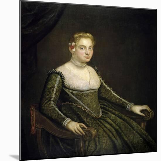 Portrait of a Young Lady-Jacopo Robusti Tintoretto-Mounted Giclee Print