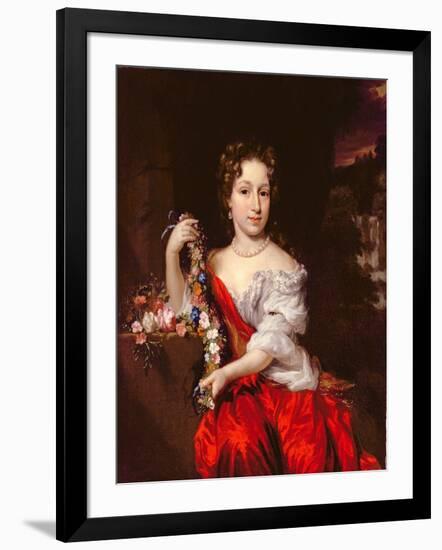 Portrait of a Young Lady-Nicholaes Maes-Framed Giclee Print