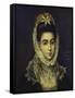 Portrait of a Young Lady-El Greco-Framed Stretched Canvas