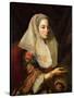 Portrait of a Young Maltese Lady-Antoine de Favray-Stretched Canvas