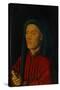 Portrait of a Young Man, 1432, Perhaps Guillaume Dufay-Jan van Eyck-Stretched Canvas