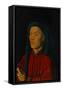 Portrait of a Young Man, 1432, Perhaps Guillaume Dufay-Jan van Eyck-Framed Stretched Canvas