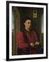 Portrait of a Young Man, 1450-1460-Petrus Christus-Framed Premium Giclee Print