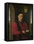 Portrait of a Young Man, 1450-1460-Petrus Christus-Framed Stretched Canvas