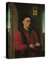 Portrait of a Young Man, 1450-1460-Petrus Christus-Stretched Canvas