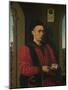 Portrait of a Young Man, 1450-1460-Petrus Christus-Mounted Giclee Print