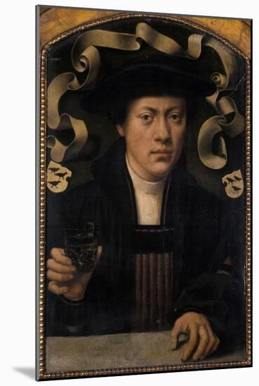 Portrait of a Young Man, 1501-50-Bartholomaeus Bruyn-Mounted Giclee Print