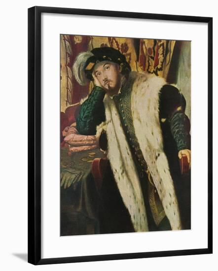 'Portrait of a Young Man', 1540, (1909)-Moretto Da Brescia-Framed Giclee Print