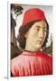 Portrait of a Young Man, 15th Century-Domenico Ghirlandaio-Framed Giclee Print