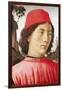 Portrait of a Young Man, 15th Century-Domenico Ghirlandaio-Framed Giclee Print