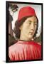 Portrait of a Young Man, 15th Century-Domenico Ghirlandaio-Framed Giclee Print