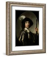 Portrait of a Young Man, 1640-60-Aelbert Cuyp-Framed Art Print